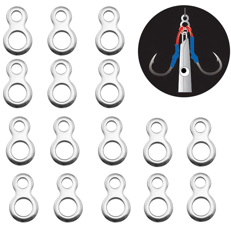 Fishing Equipment And Tools - 10-50 Stuks Roestvrijstalen Visserij Vaste Ring