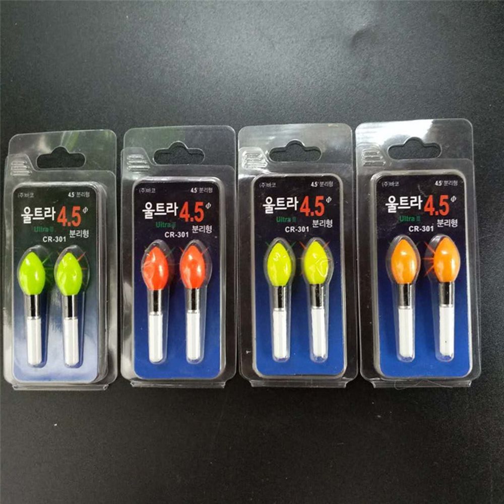 Night Float Fishing - 2 stuks Nachtvissen Hengelverlichting Stick Waterdichte