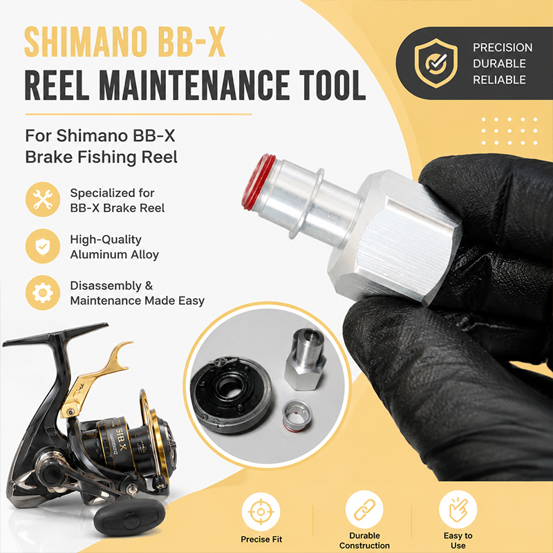 Fishing Equipment And Tools - Geïntegreerd reparatie-demontagegereedschap van aluminiumlegering voor Shimano