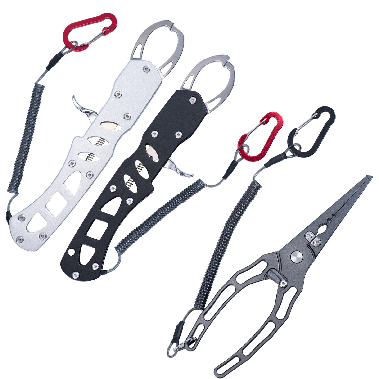 Fishing Equipment Amazon - Visserijtang en visgreepset, roestvrijstalen vislipgreep met