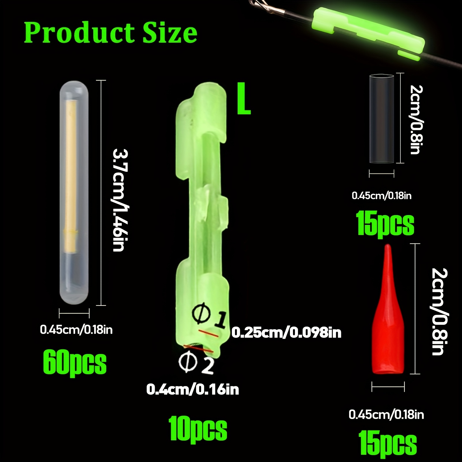 100 stuks professionele visglo - Night Float Fishing recensie en prijs