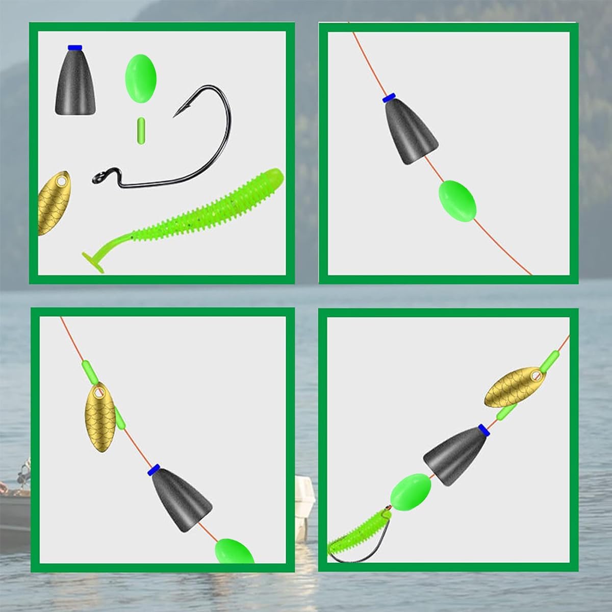 Glow Fishing Beads Ovale Licht - Night Float Fishing recensie en prijs